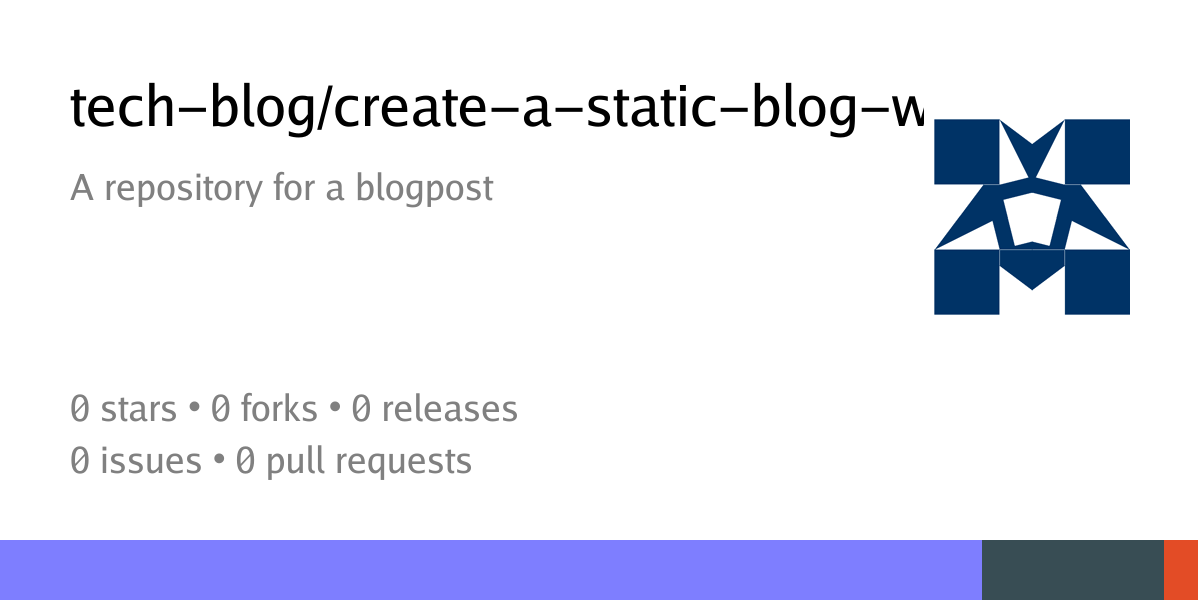 tech-blog/create-a-static-blog-with-nix: A repository for a blogpost ...